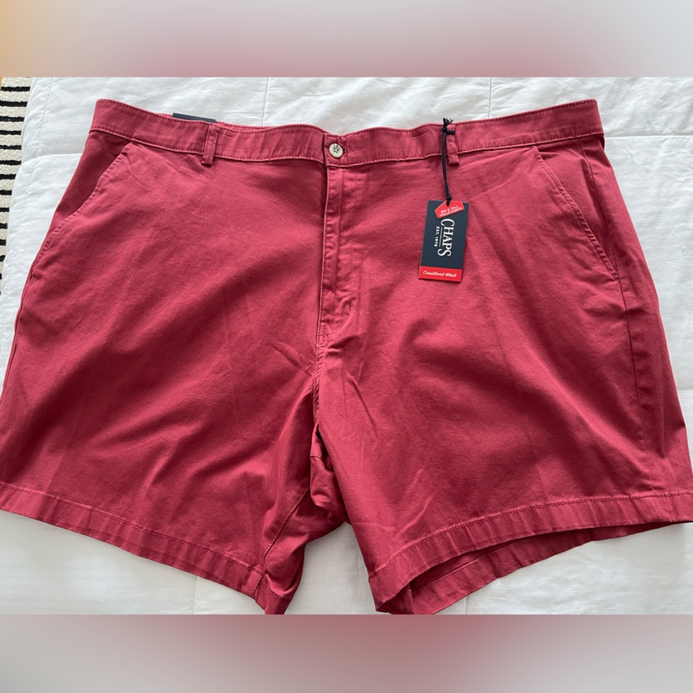 CHAPS FLEX WAISTBAND COMFORT STRETCH SHORTS SIZE 52 BNWT